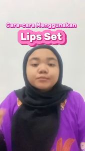 Set Lips - Untuk Penjagaan/Merawat masalah Bibir yang Kusam
