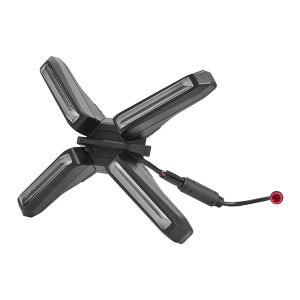 X-shaped 4W Super Bright Front Light Kickscooter Parts Electric Scooter Headlight For Segway Ninebot ZT3 / ZT3 Pro Accessories