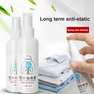 Anti Static Spray Clothes Hair Static Cling Remover Quick Static Electricity Removal Multifunction Household Supplies