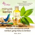 Minyak kemiri penumbuh rambut. 