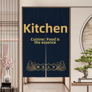 Oil-Resistant Commercial Kitchen Curtain