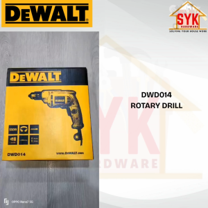 SYK Dewalt DWD014 Electric Rotary Drill Machine Drilling Wood Steel Mesin Elektrik Gerudi Drilling Kayu