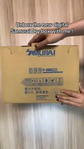 Samurai Dry Box F380 F580 Pro FREE Silica Gel Bottle (500g) for Humidty Fungal Control Camera Lens Bags