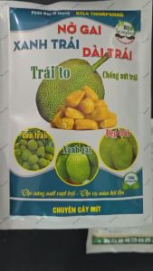 gói 100gr chống Xơ Đen Siêu xanh trái giúp trái lớn nở múi Phân Bón Mít Xanh Trái Nở Gai Dầy Múi | chống nức trái