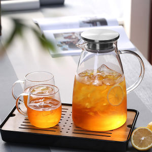 Heat Resistant Borosilicate Glass Water Pitcher