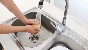 READY STOCK!!!Water Nozzle Faucet Splash-Proof Decompression Tank Extension Stainless Steel Pressurization Multi Purpose