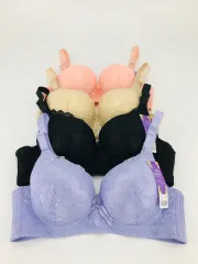 38-46 Feather Plus Size Cotton Bra Non-Wire Full Cup Bra @ Ready Stock KL  Malaysia #838