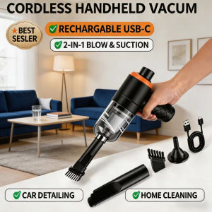 Wireless Car Vacuum Cleaner 120W Cordless Dust Handheld Auto Portabale Vacuum High-power Vacuum Cleaner For Home Office Car