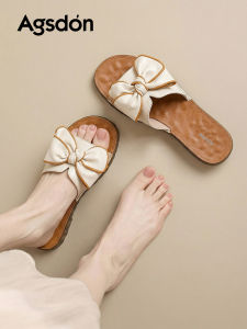 Agsdon | French Bow Summer Slides Sandals