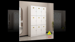 Tủ Locker gỗ MDF lưu trữ an toàn và thẩm mỹ TLK403 - NỘI THẤT LẮP RÁP VIEDNONGADV