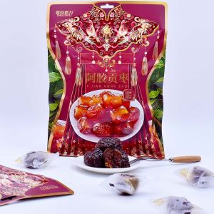 Sweet Healthy Life Dates And Donkey Gelatin Perfect Match 240g Snack Nuts Dried Fruits Free Shipping from Shandong China