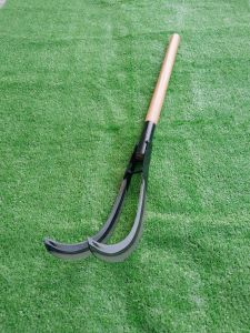 มีดสางใบอ้อย(เคียวสางใบอ้อย พร้อมด้าม)ใบมีดเหล็กแมงกานิสแท้