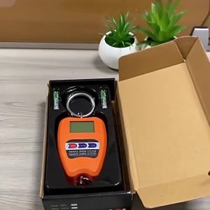 Timbangan Gantung besi 50kg 100kg dan 200kg Hanging Scale digital dan jarum/Mini Timbangan Derek Digital LCD Digital Portabel Elektronik Hook