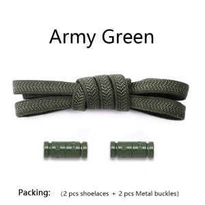 Colorful Capsule Lock Shoelaces Without ties Elastic Laces Sneakers No Tie Shoe laces Kids Adult Flat Quick Shoelace for Shoes