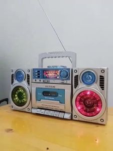 Radio Portable Radio Tape FM AM SW Pemutar Kaset Bentuk Compo Double Speaker GS9139