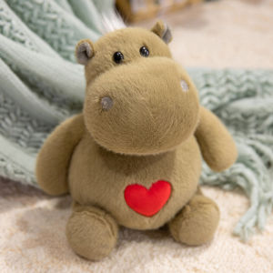 23/35cm Creative Kawaii Cartoon Colorful Ant Plush Doll Reptile Love Hippo Animal Stuffed Toy Home Decor Gift For Boys And Girls