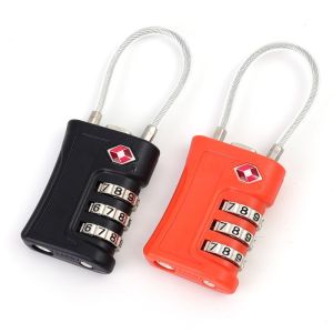 2Pcs New TSA Certified 3-Digit Combination Travel Padlock Anti-Theft Code Lock Gym Locker Backpack Locks