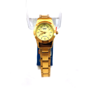 Q&Q All-Gold Petite Analog Stainless Steel Watch (Q74A-004PY)
