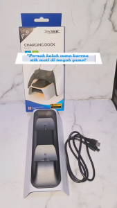 DOBE Dual FAST Charging Dock Stick PS5 DualSense Charger Station JoyStik Playstation 5 TP5 0521B