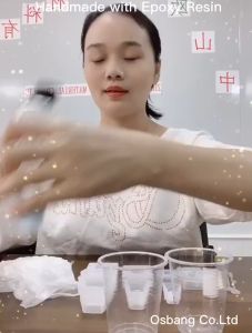 Lem Kristal Resin Epoksi Kit Cairan Bening Untuk Lem Perekat Dan Aksesori Buatan Tangan Rasio 1:1 AB 100 ml QIAO ER-001 - 7CHZH2TP