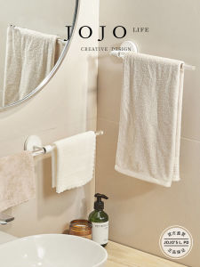 Acrylic Towel Rack Single Rod Bathroom Towel Bar Hanging Shelf JOJOS L PD.Estimate No Drilling Installation Home Cleaning Tool