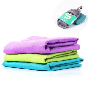 1Pc 40×40cm Quick Dry Beach Towels Microfiber Travel Towel for Summer Beach Hiking Gym Yoga Travel Sports Swimming Camping +Bag