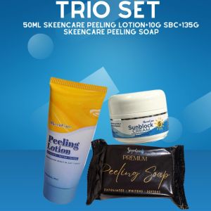 Trio Set 50ml SkeenCare Peeling Lotion+10g SBC+Premium Peeling Soap