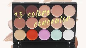 Multifunction Concealer Palette Cream Texture Covers Acne Marks Dark Circles 15 Colors Face Makeup Waterproof Make up Cosmetics
