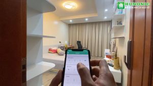 Công tắc cảm ứng thông minh Hunonic Datic Công nghệ Wifi điều khiển giám sát từ xa bằng điện thoại