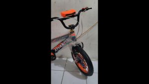 Sepeda Anak Laki-Laki BMX Atlantis Putra 16 Inch Ada Musik+Lampu Ban Jumbo 3.0
