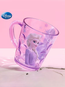 Elsa Princess Frozen Childrens Water Cup Baby Mouth Rinse Milk Cup Crystal Toothbrush Cup Toddler Milk Bottle Cartoon Design