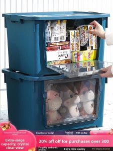 BEITEJIA | Large Transparent Wheeled Storage Box