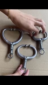 Stainless Steel Cow Spring Nose Ring Cattle Farm Animals Nose Clamp