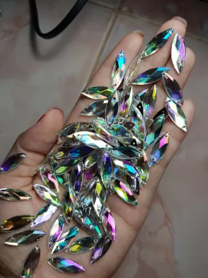 PAYET SAMPAN ukuran 7x21mm payet panjang diamond taiwan