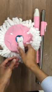 ไม้ถูพื้น ไม้ม็อบถูพื้น ไม้ถูพื้นSpin mop ด้ามสแตนเลส ผ้าไมโครไฟเบอร์ (ไม้อย่างเดียว)