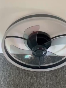 Smart LED Ceiling Fan with Light & Remote | Dimmable Fan Lamp for Bedroom Living Room & Bathroom