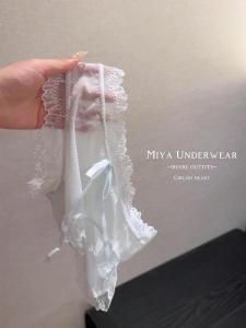 Pure Desire Soft Blue Transparent water Lace Handbag Womens Spring Fashion Sport Outdoor Accessories Gentle And Gentle