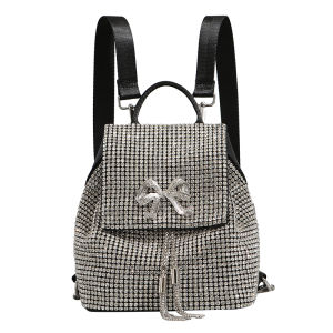 URCDN RDALVO | User-friendly For Students Diamond-encrusted Shoulder Backpack