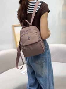HANKE Chic Oxford Cloth Mini Backpack for Women - Casual Korean Style Casual Adjustable Straps Multiple Compartments Everyday Use.