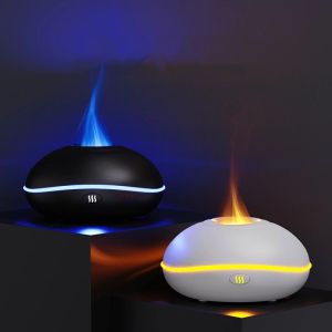 Flame Aroma Diffuser Air Humidifier Ultrasonic Cool Mist Maker Fogger LED USB Essential Oil Jellyfish Difusor Fragrance Home