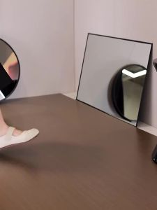 Zhao Lusi สไตล์เดียวกันกับเค้กฟองน้ำ Velcro หัวโตพื้นหนาเพิ่มความสูงหัวกลมปากตื้นรองเท้าหนัง Mary Jane รองเท้าผู้หญิง