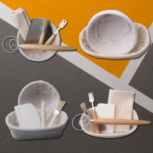 Professional & Home Baking: Banneton Set & Dough Fermentation Tools