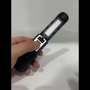 High Power LED Flashlight Powerful TYPE-C Rechargeable COB Flashlight With Side Light Torch For Outdoor Camping Hiking