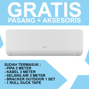 AC LG 1/2 PK H05TN STANDARD FREE PASANG + AKSESORIS