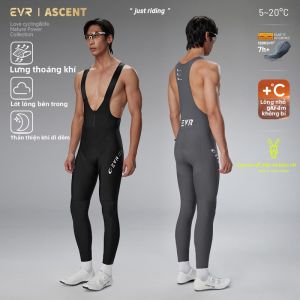 evr | Thermal Fleece Winter Cycling Bib Trousers