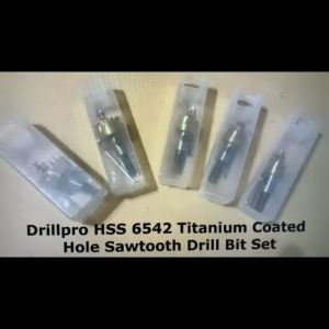 Drill Bit Pang-butas na bilog HSS DRILL BIT HOLE SAW TOOTH SET 5PCS / FOR DRILLING WOOD / STAINLESS STEEL METAL ALLOY DRILL BIT / PANGBUTAS sa kahoy