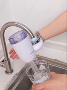 KONKA Tap Water Purifier Kitchen waterfilter faucet filter Cartridge Ceramic Splash-proof Faucet on sale Mini Universal filter Purifier for drinking 9-layer Filtration Washable Ceramic Replacement faucet filter strainer Complete Set