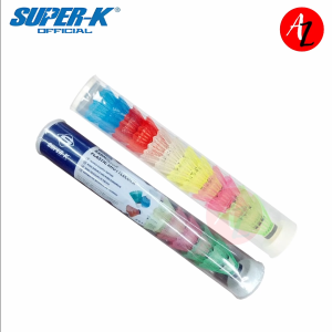 Super-K Plastic Shuttlecock Assorted Color x 12 pcs (SDH-51899)