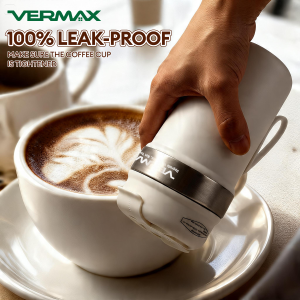 Vermax Portable Tumbler Double Drink With Strap 550ml Insulated Coffee Mug Leakproof Stainless Steel