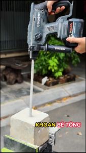 [BH 5 NĂM] Máy Khoan Bê Tông Không Dây WORKFIX WF-RH2603 Động cơ Không chổi than Lực đập 2.6J..